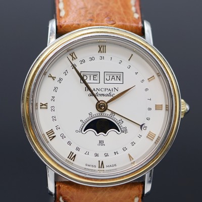 27058174c - BLANCPAIN Villeret astronomische Armbanduhr mit Vollkalenderanzeige, Schweiz um 1995, ...