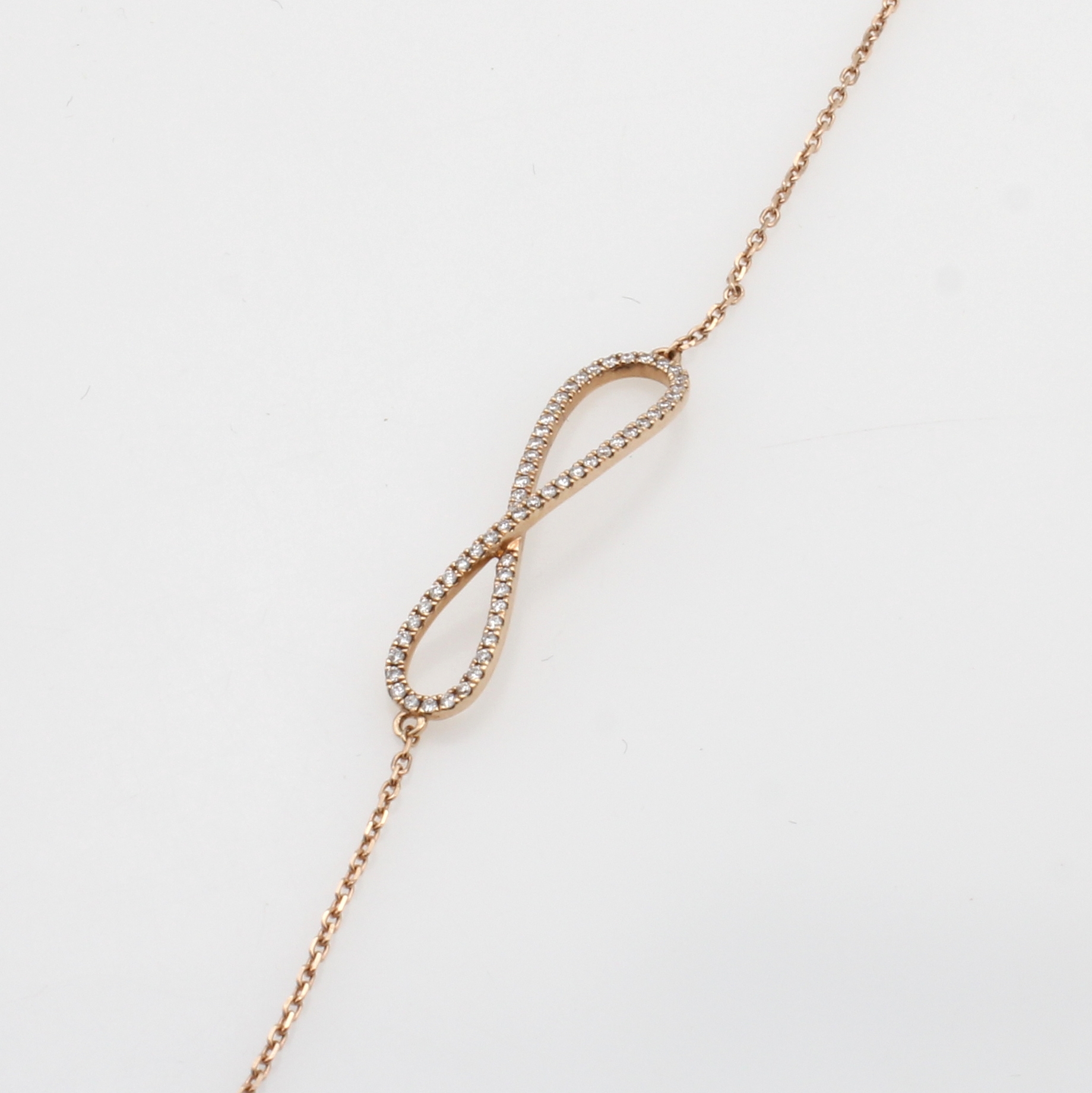 Image 27058499 - Armband mit Brillanten ´Infinity´, RG 585/ 000, 57 Brill. zus. ca. 0.16 ct feines ...