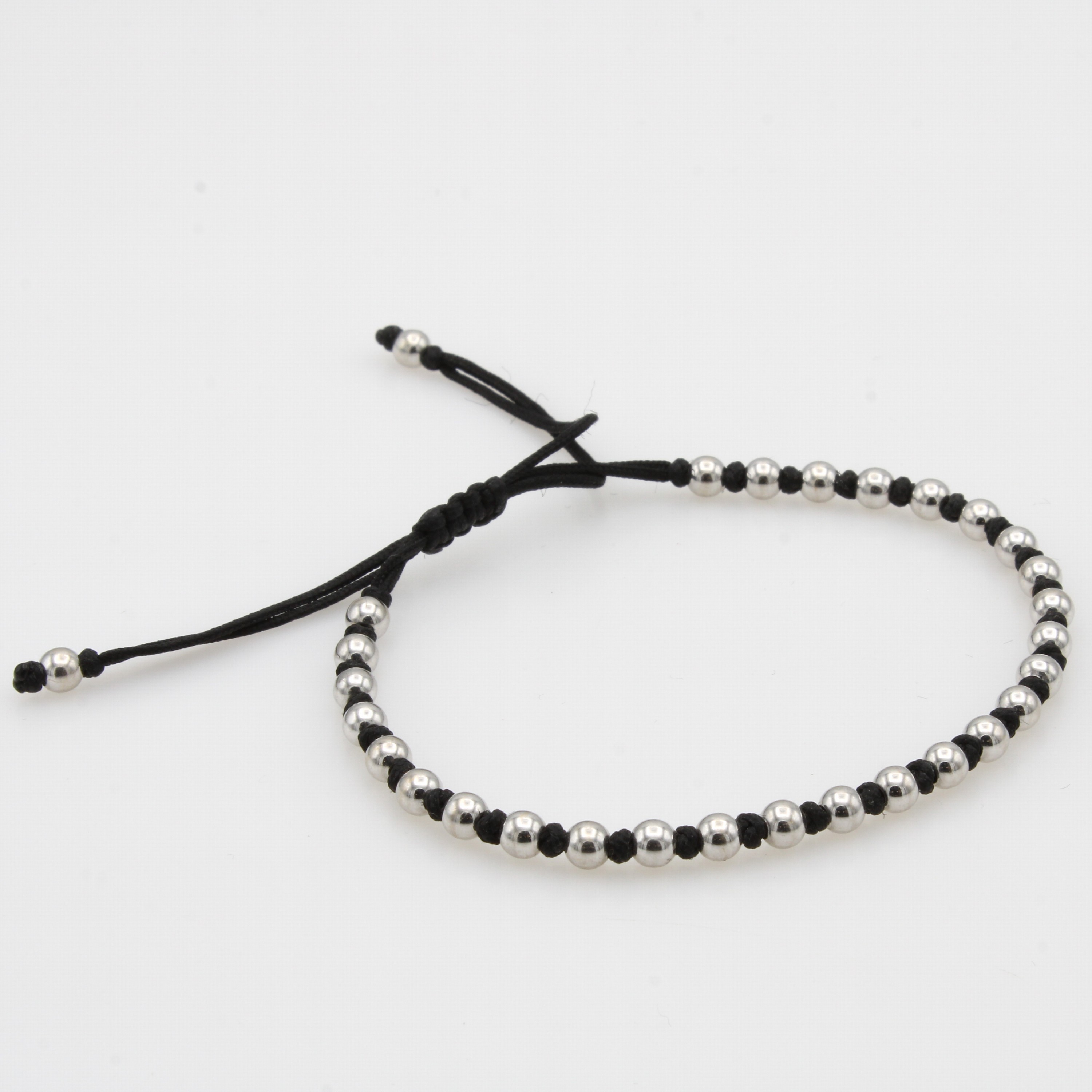 Image 27058591 - Shamballaarmband, WG 750/000, schwarzes Band, WG Kugeln ca. 4 mm Schätzpreis: 1680, - ...