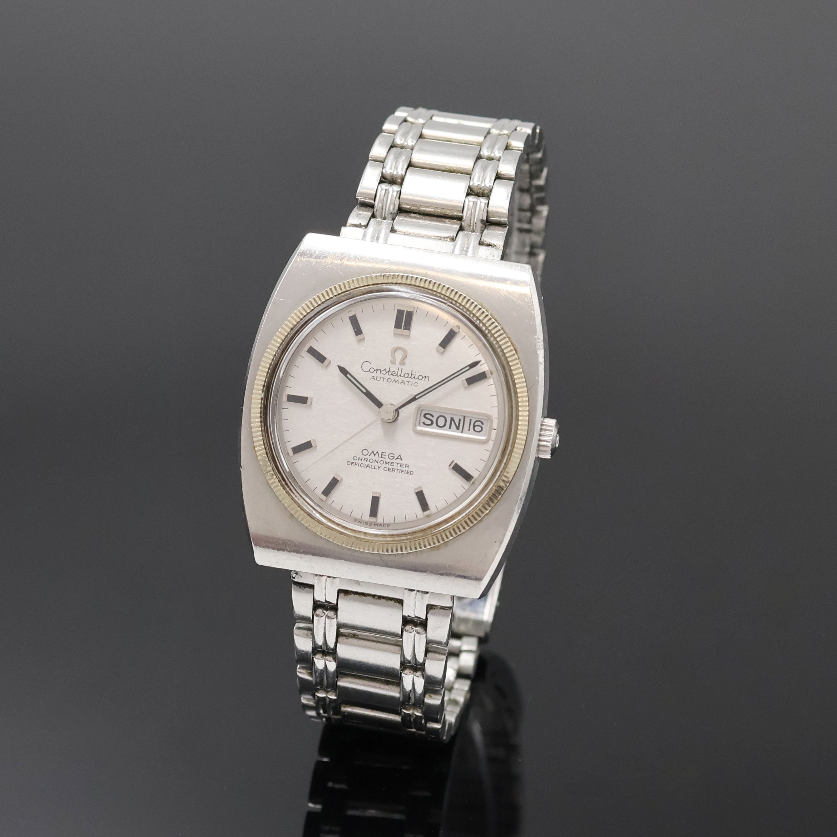 Image 27059075 - OMEGA Constellation Herrenarmbanduhr in Stahl/WG Referenz 168.041, Schweiz um 1969, ...