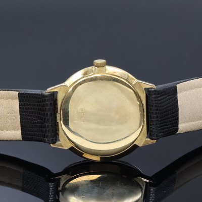27059057c - JUNGHANS 14k yellow gold gents wristwatch, Germany around 1965, manual winding, two-piece ...