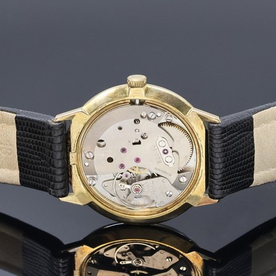 27059057d - JUNGHANS 14k yellow gold gents wristwatch, Germany around 1965, manual winding, two-piece ...