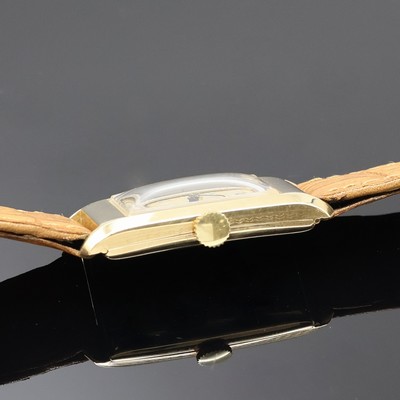 27059058b - LACO rechteckige Armbanduhr in GG 585/000, Deutschland um 1940, Handaufzug, 2-teil. ...