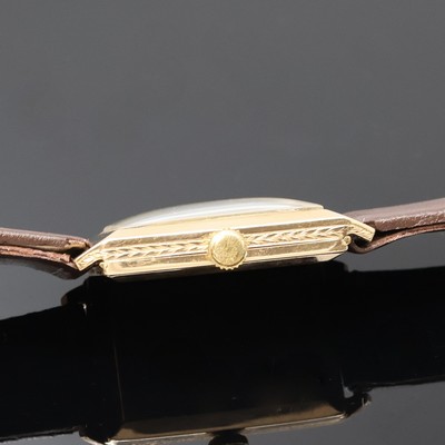 27059062b - TAVANNES 14k yellow gold rectangular wristwatch, Switzerland around 1930, manual winding, ...
