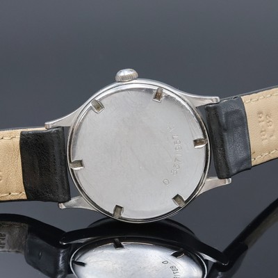 27059065c - ZENITH Herrenarmbanduhr des Deutschen Heeres in Stahl, Schweiz um 1940, Handaufzug, 2- ...