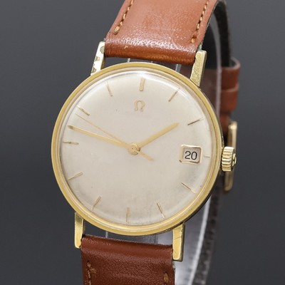 27059088a - OMEGA vergoldete Herrenarmbanduhr Referenz 14731SC62, Schweiz um 1962, Handaufzug, 3- ...
