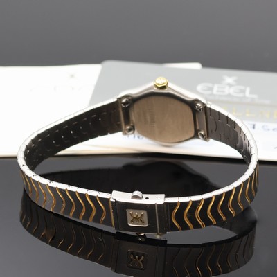 27059089b - EBEL Damenarmbanduhr in Stahl/Gold Referenz 166901, Schweiz um 1995, quartz, Monocoque- ...