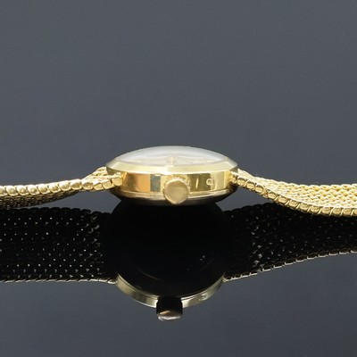 27059100c - ETERNA 14k yellow gold ladies wristwatch, Switzerland around 1960, manual winding, two ...