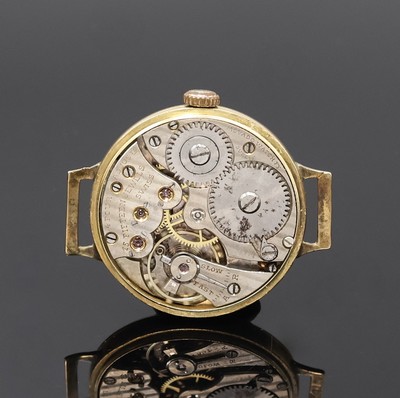 27059101d - MOVADO Chronometre frühe Damenarmbanduhr in GG 585/000, Schweiz um 1920, Handaufzug, 3- ...