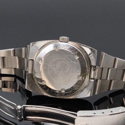 27059120d - OMEGA Medium Armbanduhr in Stahl Referenz 566.0075, Schweiz um 1974, Automatik, 2-tlg. ...