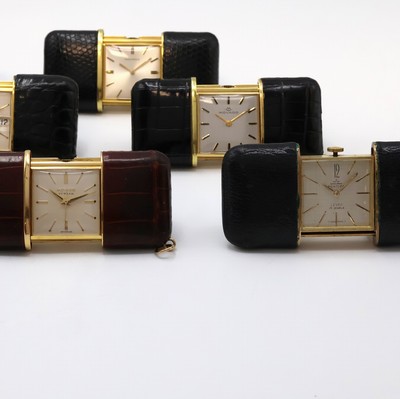 27059148a - 5 MOVADO ERMETO und 1 Pontifa Schiebeuhr, Schweiz um 1930 - 1960, 1 x Handaufzug, 5 x ...