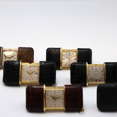 27059148b - 5 MOVADO ERMETO und 1 Pontifa Schiebeuhr, Schweiz um 1930 - 1960, 1 x Handaufzug, 5 x ...