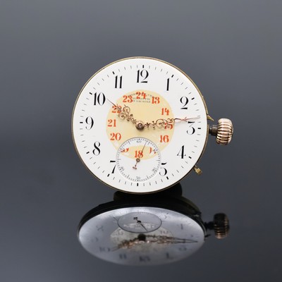 27059385a - UHRENFABRIKATION UNION GLASHÜTTE in Sachsen Taschenuhrwerk, Deutschland um 1925, verg. ...