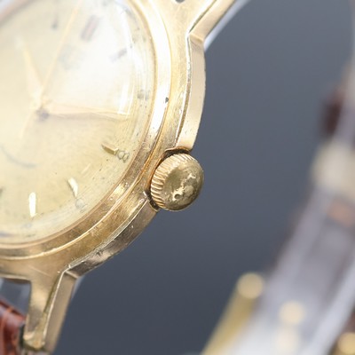 27059574c - GUB Glashütte SA vergoldete Herrenarmbanduhr, Deutschland um 1960, Handaufzug, ...