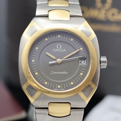 27059601b - OMEGA Seamaster Polaris Armbanduhr in Titan Referenz 196.0291/396.0981, Schweiz um 1990, ...
