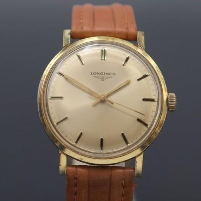 27059691b - LONGINES vergoldete Herrenarmbanduhr Referenz 8359 3, Schweiz um 1970, Handaufzug, ...