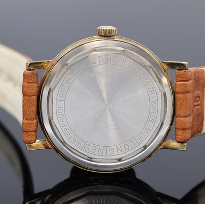 27059691d - LONGINES vergoldete Herrenarmbanduhr Referenz 8359 3, Schweiz um 1970, Handaufzug, ...
