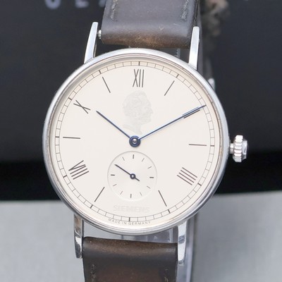 27059777a - NOMOS Ludwig Siemens Armbanduhr in Stahl, Deutschland verk. lt. beil. Pap. 09/2012, ...