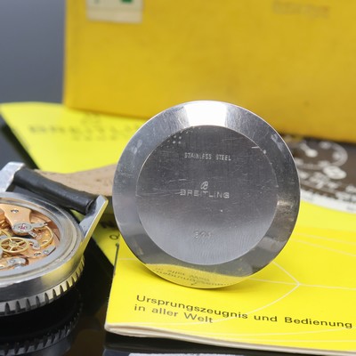 27059799f - BREITLING Navitimer Cosmonaute seltener Schaltradchronograph Referenz 809, Schweiz verk. ...