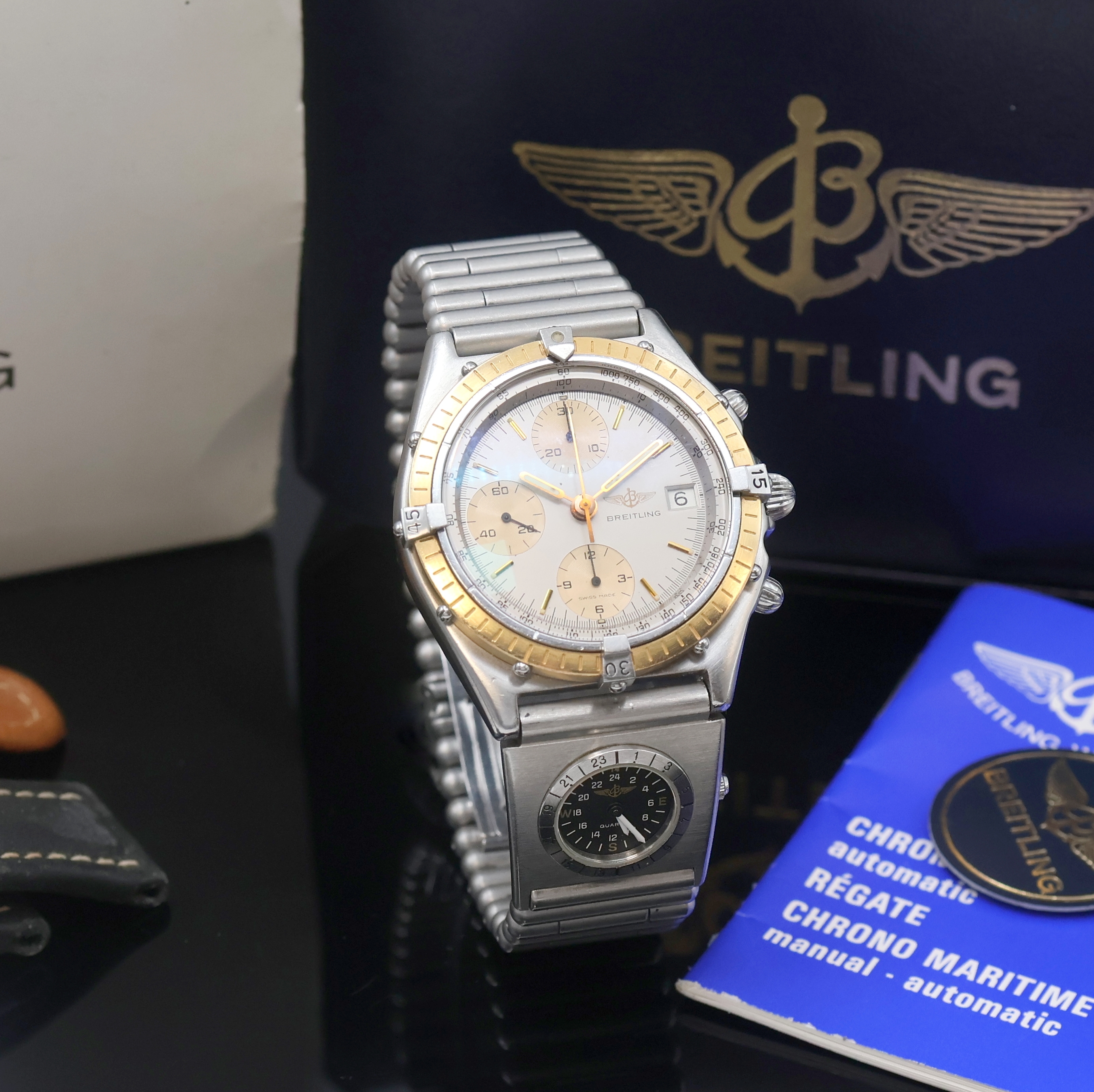 Image 27059803 - BREITLING Herrenarmbanduhr Chronomat Referenz 81950, Schweiz um 1984, Automatik, ...