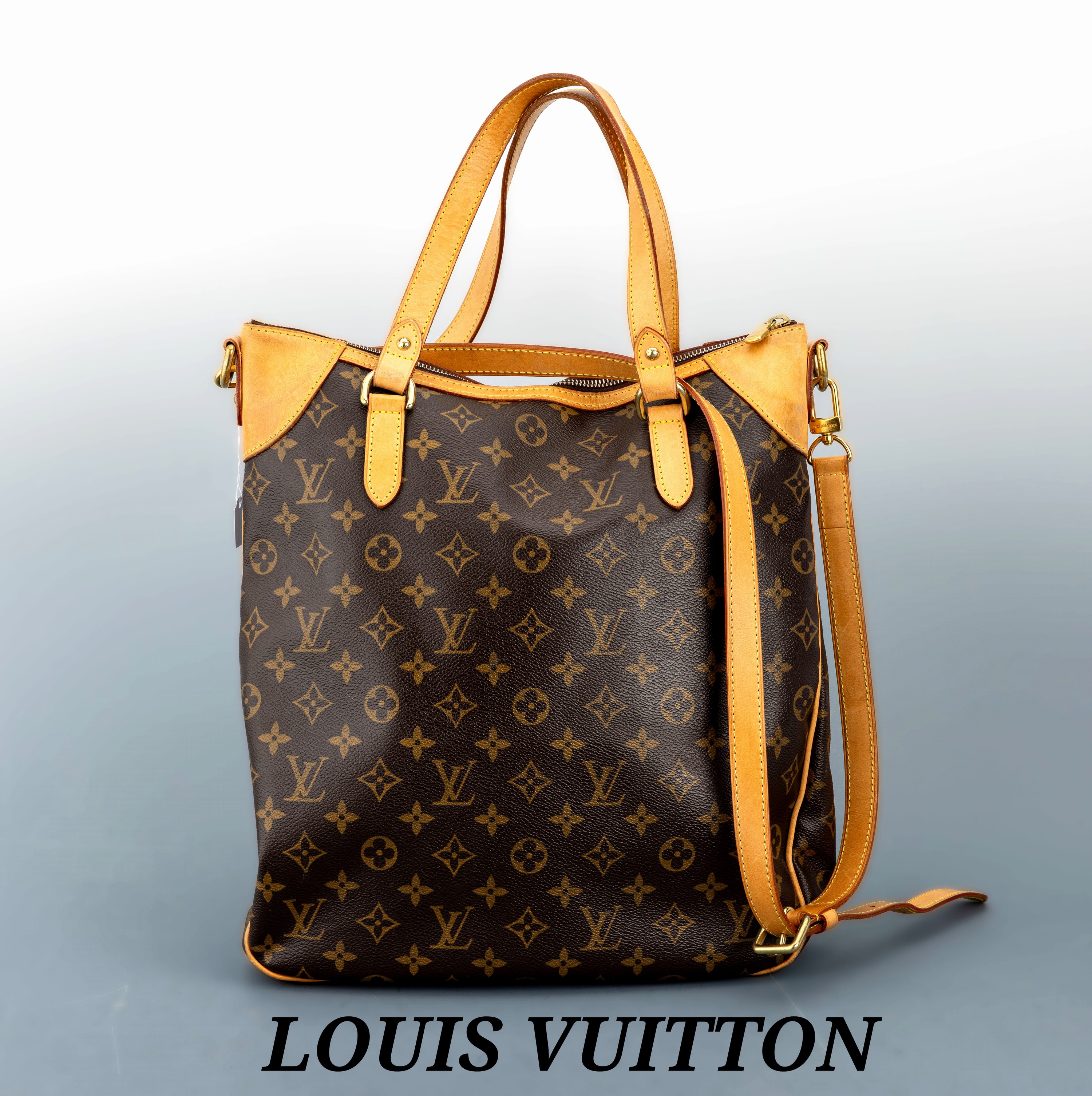 Image 27059809 - Louis Vuitton handbag ´ODEON GM´ , so- called crossover-Bag, monogram Canvas, trimming, ...