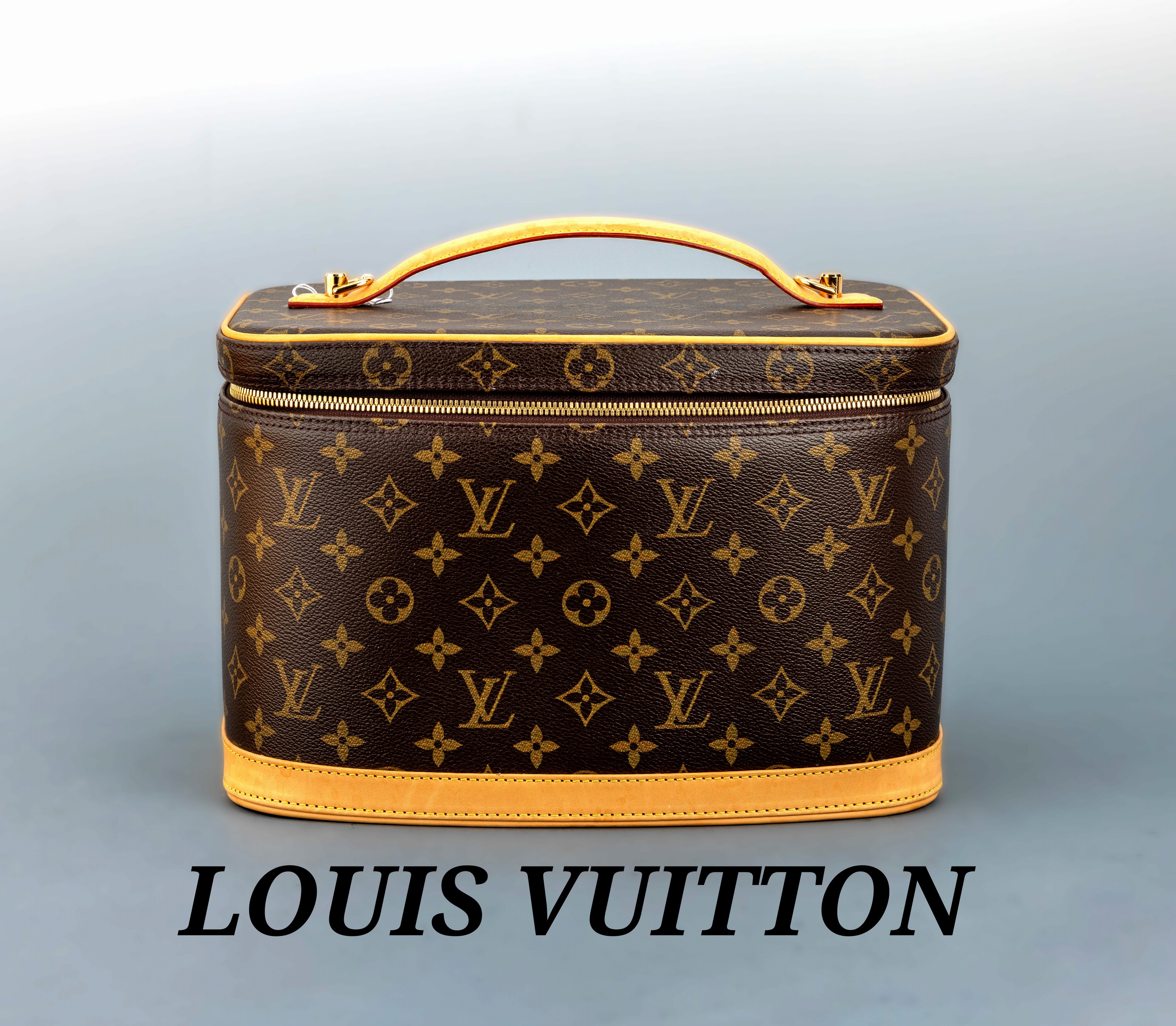Image 27059810 - Louis Vuitton Kosmetikkoffer ´NICE´, Monogramm Canvas, Besätze, Schultergurt und ...