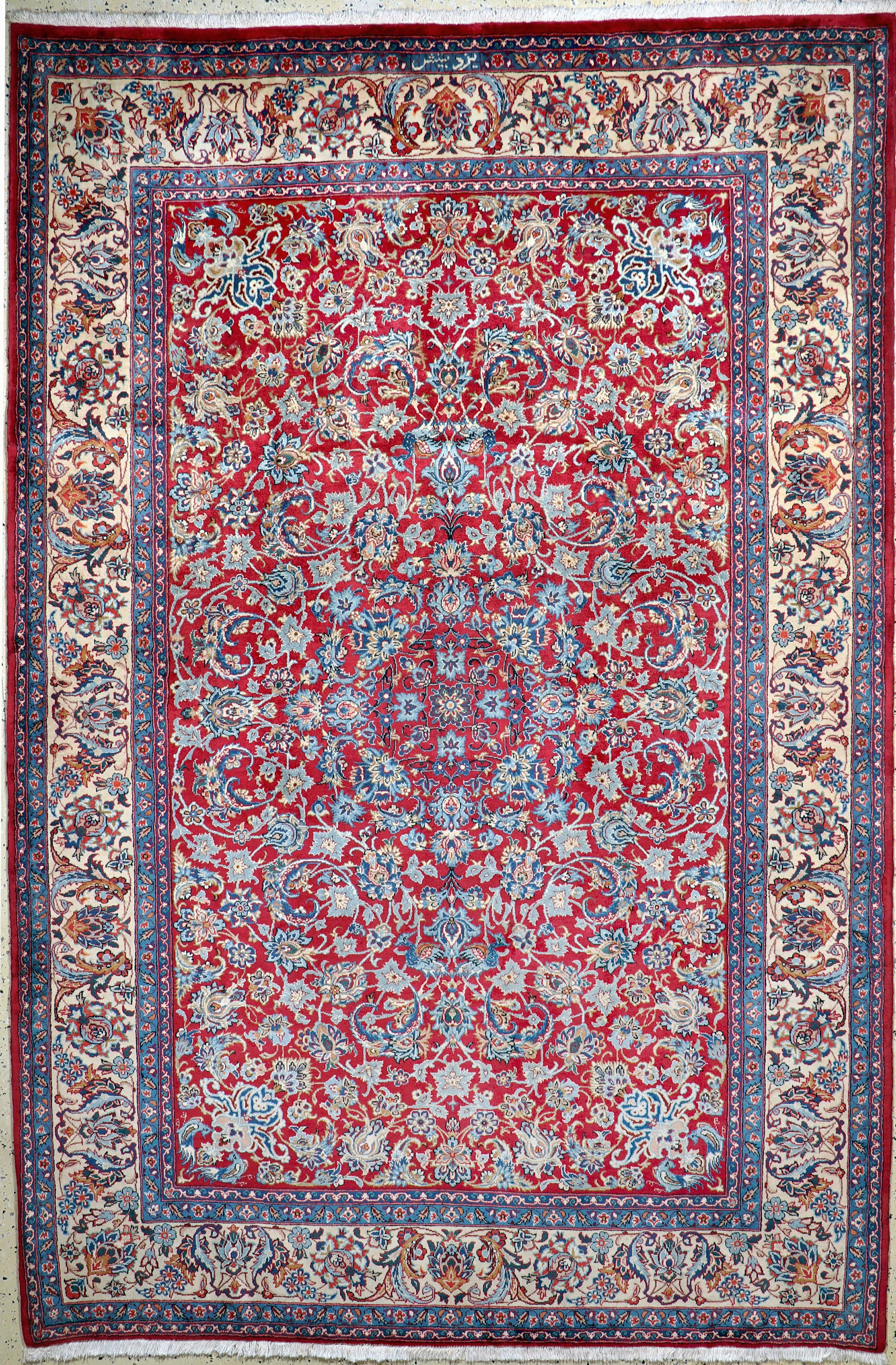 Image 27059830 - Yazd fein alt, Persien, ca. 50 Jahre, Wolle auf Baumwolle, ca. 308 x 203 cm ...