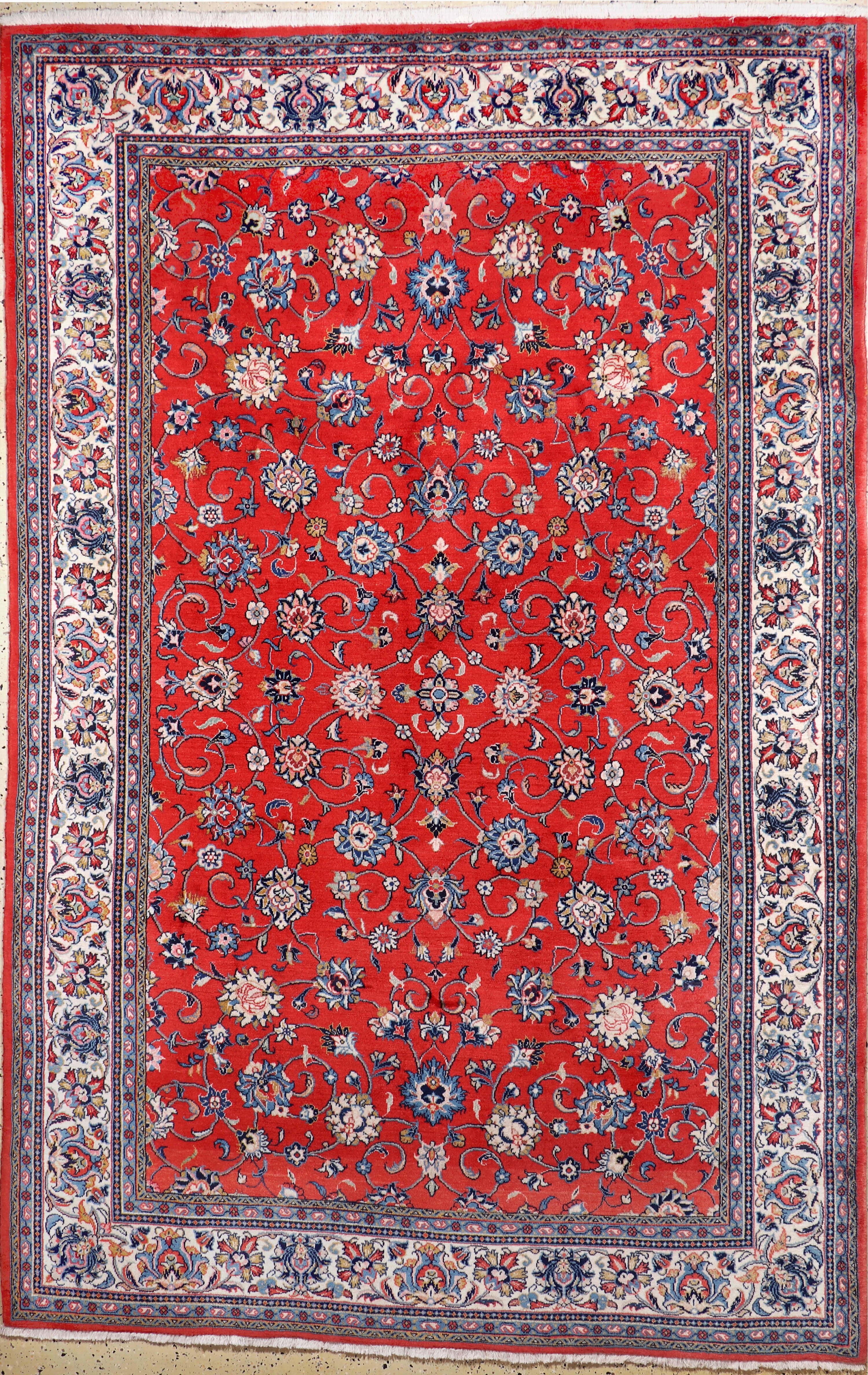 Image 27059857 - Sarogh alt, Persien, ca. 50 Jahre, Wolle auf Baumwolle, ca. 290 x 195 cm(Abrasch). ...