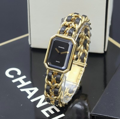 27059800a - CHANEL Damenarmbanduhr Modell Premiere, Schweiz verk. lt. beil. Pap. 09/1989, quarz, ...