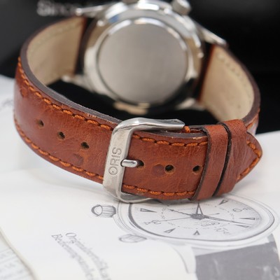 27059807c - ORIS to 1.600 pieces limited alarm wristwatch reference 418-7451-63, manual winding, ...