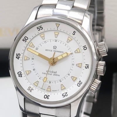 27059808a - REVUE THOMMEN Cricket Nautical to 2.400 pieces limited wristwatch reference 791001, ...