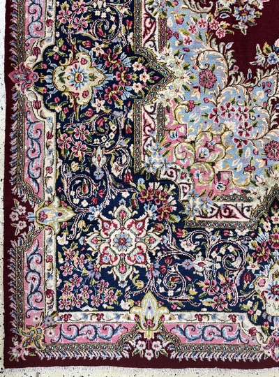 27059815c - Kerman´Arjomand´ signiert, Persien, Mitte 20.Jhd, Wolle auf Baumwolle, ca. 300 x 300 ...