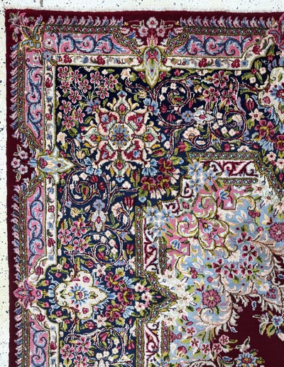 27059815d - Kerman´Arjomand´ signiert, Persien, Mitte 20.Jhd, Wolle auf Baumwolle, ca. 300 x 300 ...