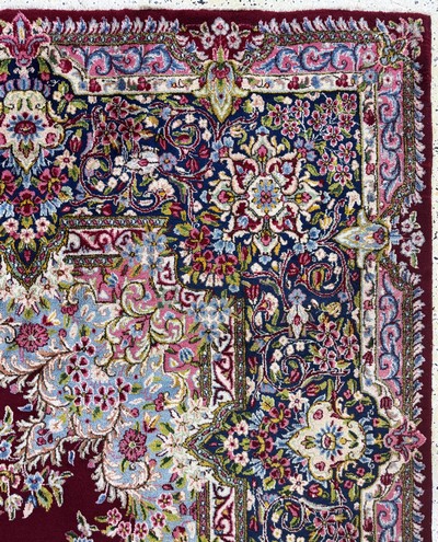 27059815f - Kerman´Arjomand´ signiert, Persien, Mitte 20.Jhd, Wolle auf Baumwolle, ca. 300 x 300 ...