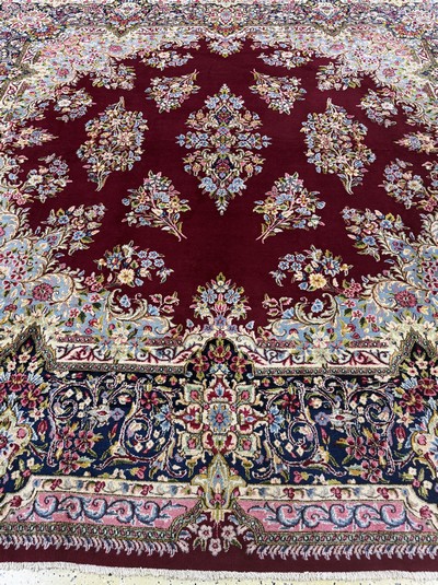 27059815h - Kerman´Arjomand´ signiert, Persien, Mitte 20.Jhd, Wolle auf Baumwolle, ca. 300 x 300 ...