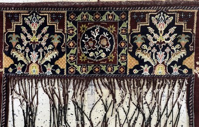 27059817c - Kapunuk, Afghanistan, Mitte 20.Jhd, Wolle auf Baumwolle, ca. 116 x 70 cm, EHZ: 2 ...