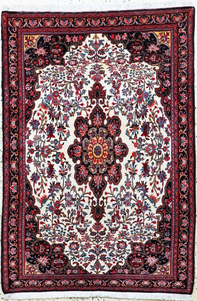 Image Rosenbidjar, Persien, Ende 20.Jhd, Korkwolle auf Baumwolle, ca. 170 x 117 cm, EHZ: ...