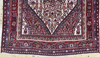 27059821c - Sarogh alt, Persien, Mitte 20.Jhd, Wolle auf Baumwolle, ca. 196 x 128 cm, EHZ: 2 ...