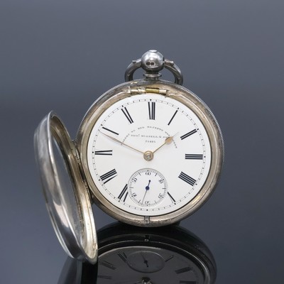 27059844b - THOMAS RUSSELL & SON offene Taschenuhr in Silber, England lt. Hallmarks 1896, Geh. ...