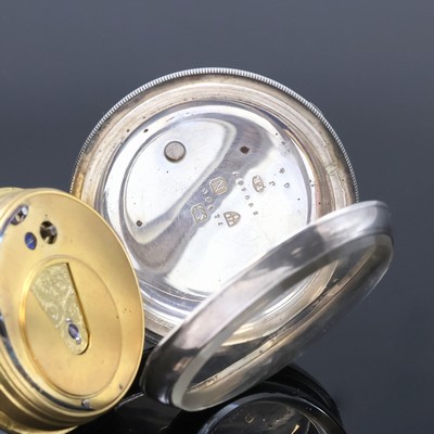 27059844c - THOMAS RUSSELL & SON offene Taschenuhr in Silber, England lt. Hallmarks 1896, Geh. ...