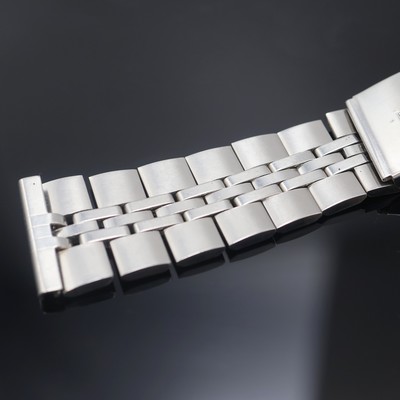 27059852b - BREITLING vintage Gliederband aus Stahl, Faltschl., Bandanstoß ca. 22 mm, L. ca. 15 cm, ...