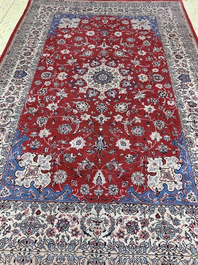 27059858i - Esfahan fein, China, Mitte 20.Jhd, Korkwolle auf Baumwolle, ca. 297 x 198 cm, ...