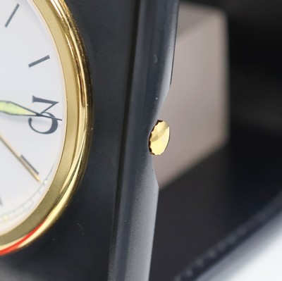 27060022d - CARTIER kleiner Reisewecker, Schweiz verk. lt. beil. Pap. 11/1999, quarz, verg. Geh. im ...