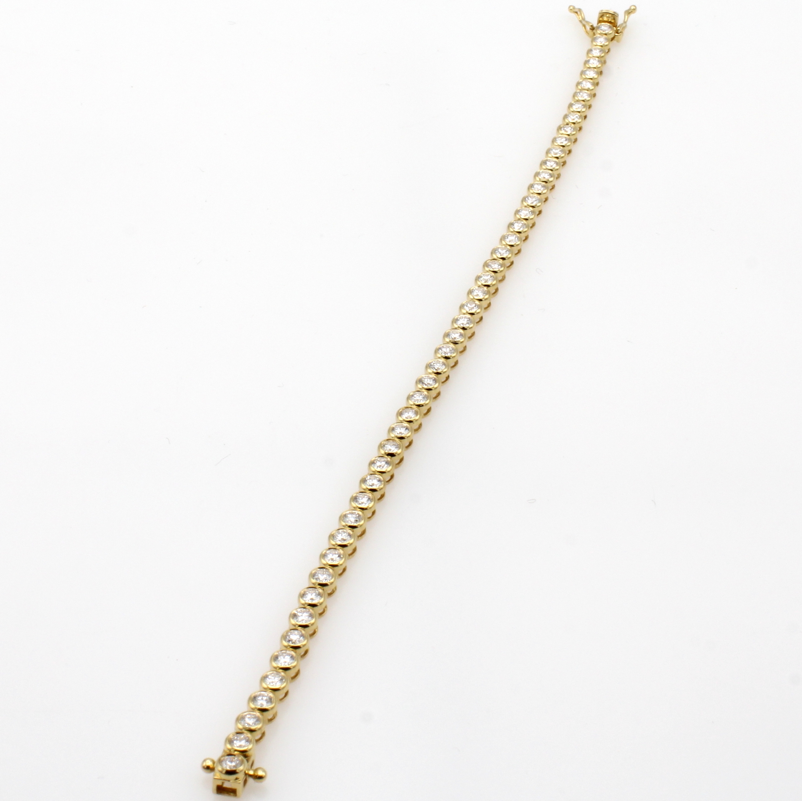 Image 27060491 - Armband mit Brillanten, GG 750/000, 49 Brill. zus. ca. 2.38 ct feines Weiß-Weiß/vs , ...