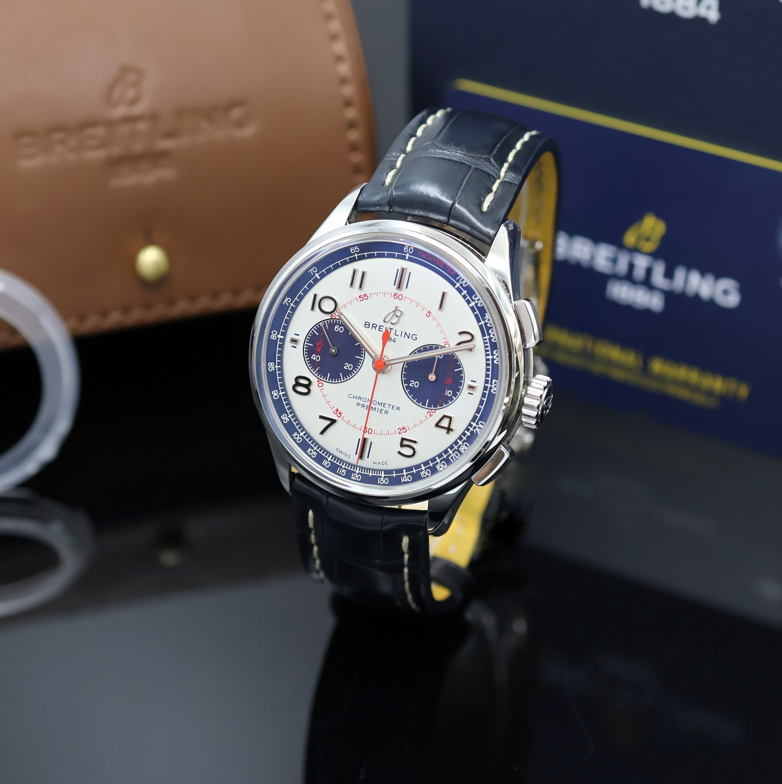 Image 27060517 - BREITLING auf 1.000 Stück limitierte Armbanduhr Premier B01 Chronograph 42 Bentley ...