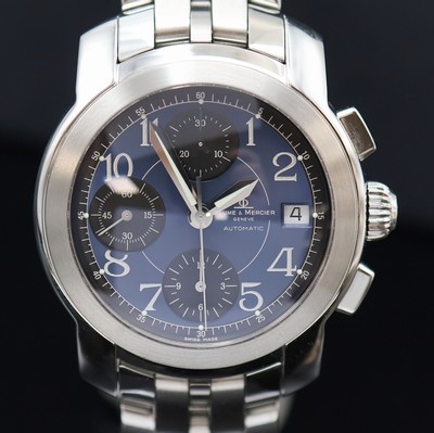 27060639b - BAUME & MERCIER Capeland Armbandchronograph in Stahl Referenz MV045216, Schweiz um 2000, ...