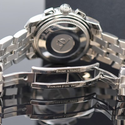 27060639d - BAUME & MERCIER Capeland Armbandchronograph in Stahl Referenz MV045216, Schweiz um 2000, ...