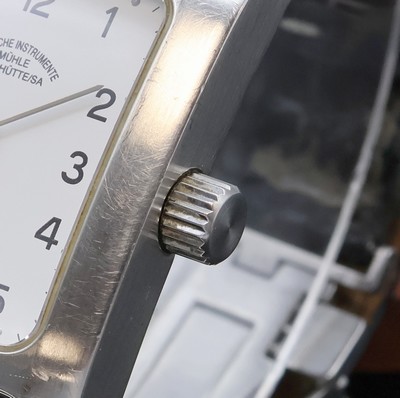 27060841b - NAUTISCHE INSTRUMENTE MÜHLE GLASHÜTTE Quadro Armbanduhr Referenz M1-22-10, Deutschland ...