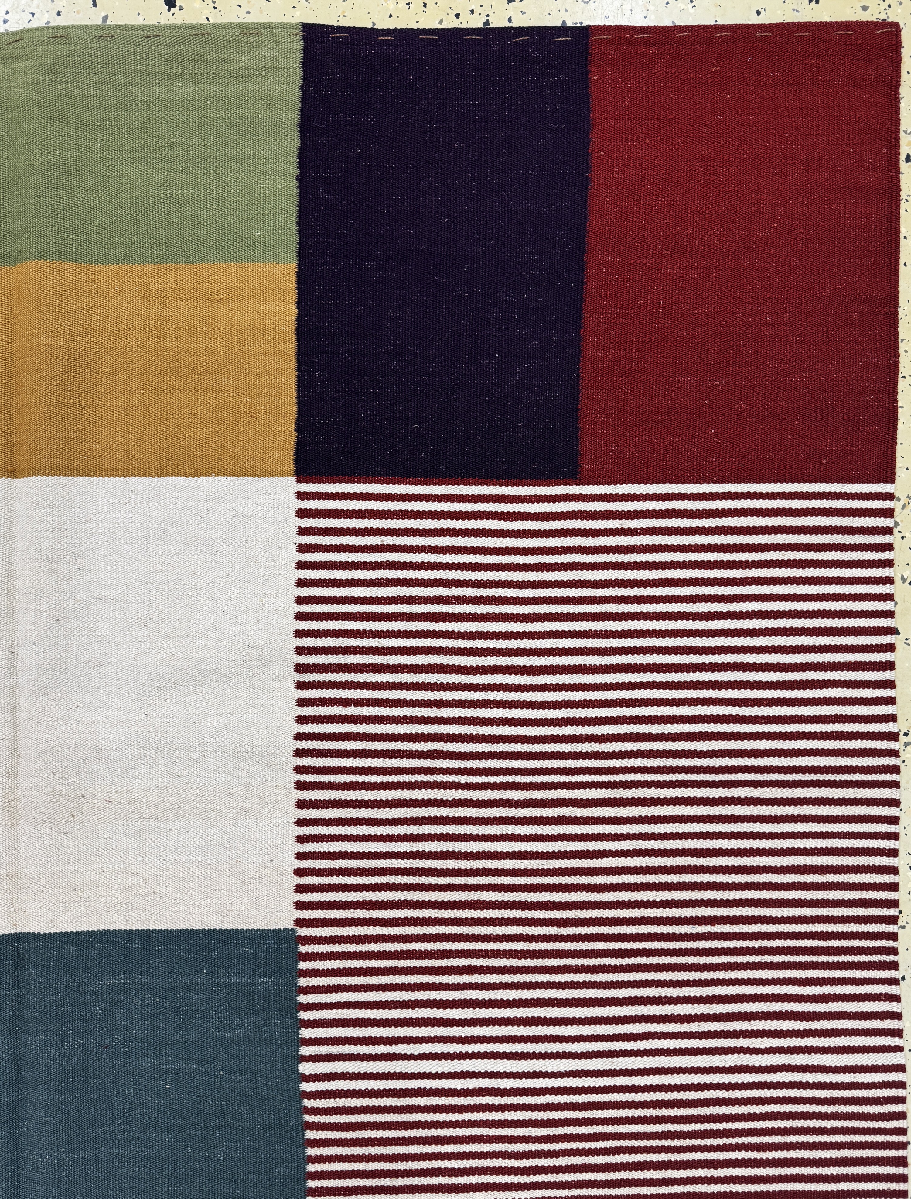 Detail f: Ghaschgai Kelim, Persien, Ende 20.Jhd, Wolle auf Baumwolle, ca. 302 x 190 cm, EHZ:(nahezu neuwertig)
