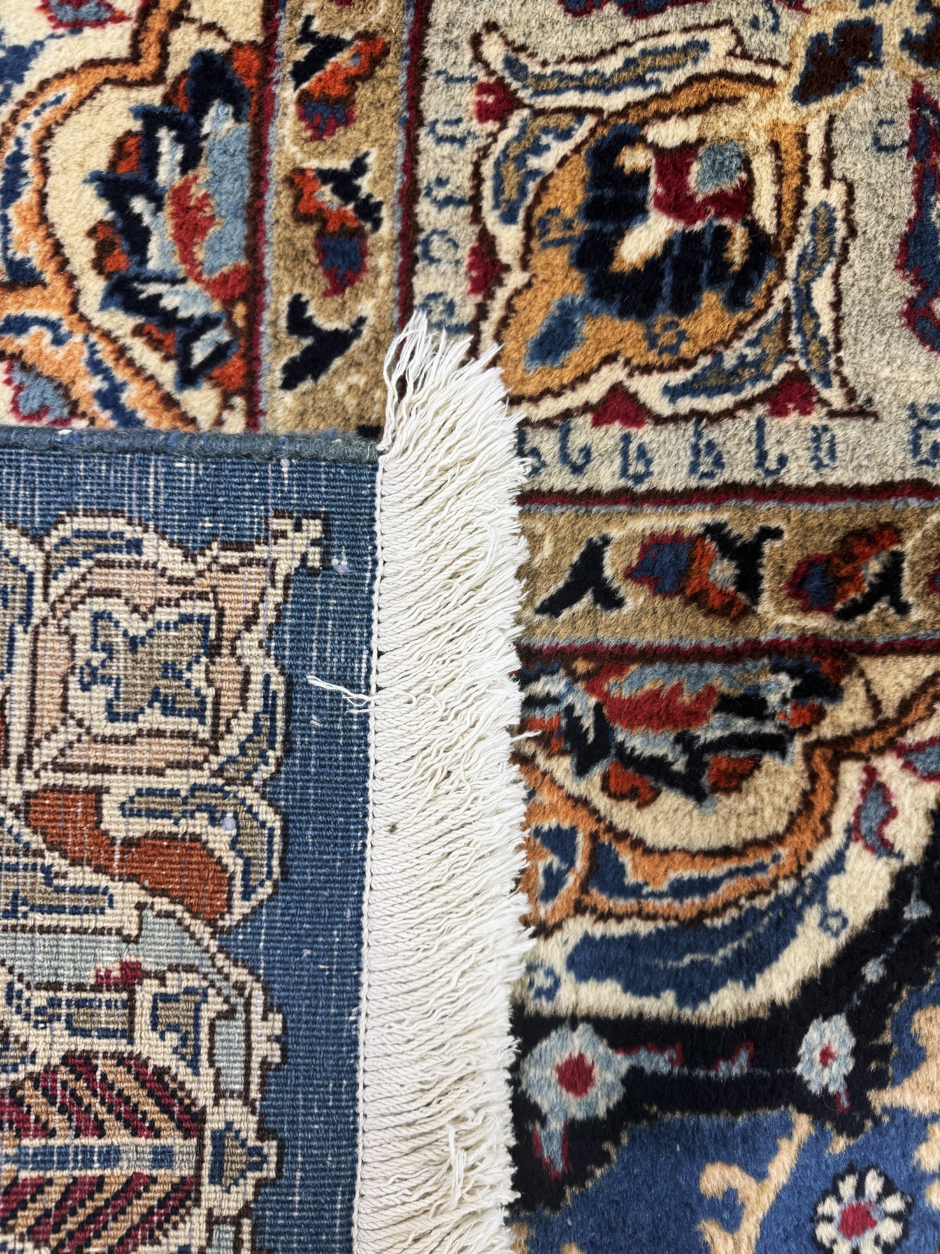Detail k: Kaschmar, Persien, Mitte 20.Jhd, Wolle auf Baumwolle, ca. 390 x 295 cm, EHZ:(nahezu neuwertig)